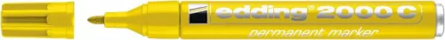 EDDING Alkoholos marker, 1,5-3 mm, kúpos, EDDING "2000", sárga