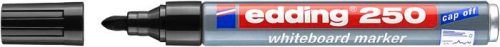 EDDING Tábla- és flipchart marker, 1-3 mm, kúpos, EDDING "250", fekete