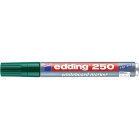   EDDING Tábla- és flipchart marker, 1-3 mm, kúpos, EDDING "250", zöld