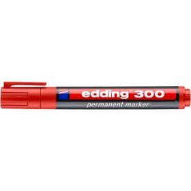   EDDING Alkoholos marker, 1,5-3 mm, kúpos, EDDING "300", piros