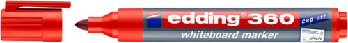 EDDING Tábla- és flipchart marker, 1,5-3 mm, kúpos, EDDING "360", piros