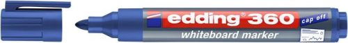 EDDING Tábla- és flipchart marker, 1,5-3 mm, kúpos, EDDING "360", kék