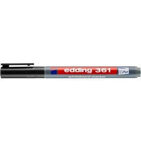   EDDING Tábla- és flipchart marker, kúpos, 1 mm, EDDING "361", fekete