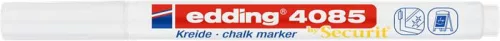 EDDING Krétamarker, 1-2mm, kúpos, EDDING "4085", fehér