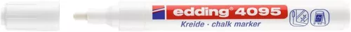 EDDING Krétamarker, 2-3 mm, kúpos, EDDING "4095", fehér