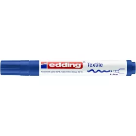   EDDING Textilmarker, 2-3 mm, kúpos, EDDING "4500", kék