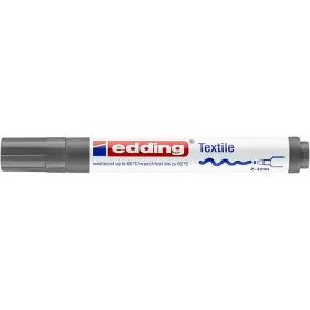   EDDING Textilmarker, 2-3 mm, kúpos, EDDING "4500", szürke