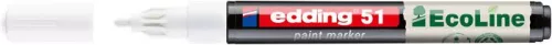 EDDING Lakkmarker, 1-2 mm, EDDING "51", fehér