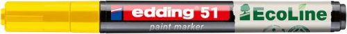 EDDING Lakkmarker, 1-2 mm, EDDING "51", sárga