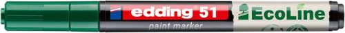 EDDING Lakkmarker, 1-2 mm, EDDING "51", zöld