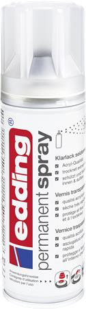 EDDING Lakk spray, 200 ml, EDDING "5200", selyemfényű