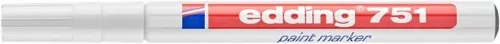 EDDING Lakkmarker, 1-2 mm, EDDING "751", fehér
