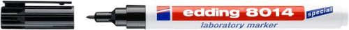 EDDING Laboratóriumi marker, 1 mm, kúpos, EDDING "8014", fekete