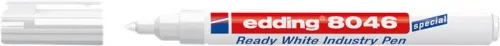 EDDING Alkoholos marker, 1-3 mm, kúpos, ipari, EDDING "8046", fehér