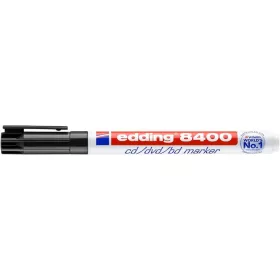   EDDING Alkoholos marker, CD/DVD, 0,5-1 mm, EDDING "8400", fekete