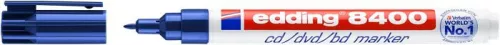 EDDING Alkoholos marker, CD/DVD, 0,5-1 mm, EDDING "8400", kék