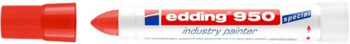EDDING Jelölő marker, 10 mm, kúpos, EDDING "950", piros