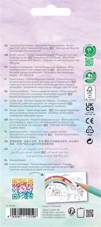 FABER-CASTELL Színes ceruza készlet, hatszögletű, FABER-CASTELL"Unikornis" 10+3 különböző szín