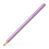 FABER-CASTELL Grafitceruza, B, háromszögletű, FABER-CASTELL "Sparkle Jumbo",  metál lila