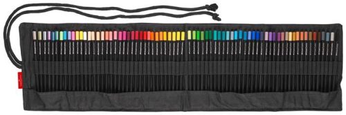 FABER-CASTELL Színesceruza készlet, háromszögletű, FABER-CASTELL "Black Edition", 72 különböző szín