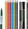 FABER-CASTELL Készlet akvarell technikához, FABER-CASTELL "Discovery Set Albrecht Dürer", 12 db-os szett