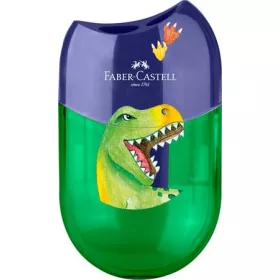   FABER-CASTELL Hegyező display, kétlyukú, tartályos,  FABER-CASTELL, dinoszaurusz