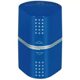   FABER-CASTELL Hegyező, háromlyukú, FABER-CASTELL "Grip 2001 Trio", vegyes színek