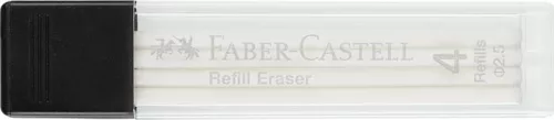 FABER-CASTELL Pótbél precíziós radírstifthez, 4 darabos, FABER-CASTELL