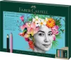 FABER-CASTELL Színes- és grafitceruza készlet, FABER-CASTELL "Polychromos & Pitt Graphite Matt" , 23 db-os szett