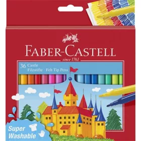   FABER-CASTELL Filctoll készlet, FABER-CASTELL, 36 különböző szín "Castle"