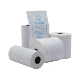   Hőpapír 37 mm széles, 30fm hosszú, cséve 12mm, 10 tekercs/csomag, ( 37/50 ) BPA mentes Bluering®