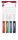 ICO Flipchart marker készlet, 1-3 mm, kúpos, ICO "Artip 11", 4 különböző szín
