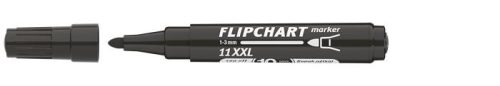 ICO Flipchart marker, 1-3 mm, kúpos, ICO "Artip 11 XXL", fekete