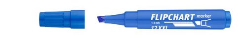 ICO Flipchart marker, 1-4 mm, vágott, ICO "Artip 12 XXL", kék