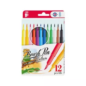   ICO Ecsetirón készlet, ICO "Brush Pen", 12 különböző szín