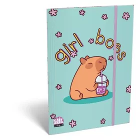   LIZZYSULI Gumis mappa, karton, A5, LIZZYSULI, Lollipop Capibara