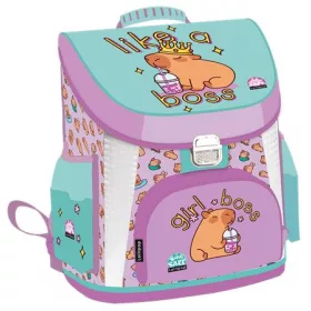   LIZZYSULI Iskolatáska, cipzáras, 1-2. osztályos, LIZZYSULI "Lollipop", Capybara
