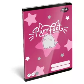   LIZZYSULI Füzet, tűzött, A5, kockás, 32 lap, LIZZYSULI, "Kit tok Stars Purrfect", "27-32"