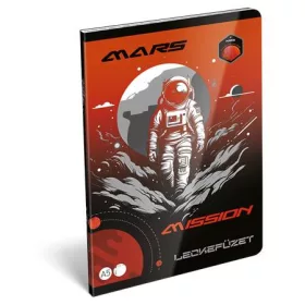   LIZZYSULI Füzet, tűzött, A5, lecke, 40 lap, LIZZYSULI, "Mars Mission"