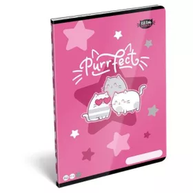   LIZZYSULI Füzet, tűzött, A4, sima, 32 lap LIZZYSULI, "Kit tok Stars Purrfect"