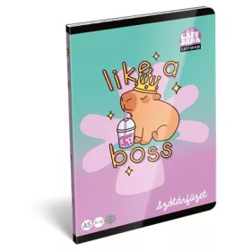   LIZZYSULI Füzet, tűzött, A5, szótár, 32 lap LIZZYSULI, "Lollipop Capybara", "31-32"