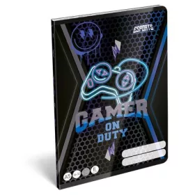   LIZZYSULI Füzet, tűzött, A5, vonalas, 32 lap, 2. osztály, LIZZYSULI, "Esport, Gamer on Duty", "16-32"