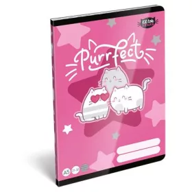   LIZZYSULI Füzet, tűzött, A5, vonalas, 32 lap, 4-8. osztály, LIZZYSULI, "Kit tok Stars Purrfect", "21-32"