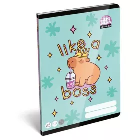   LIZZYSULI Füzet, tűzött, A5, vonalas, 32 lap, 4-8. osztály, LIZZYSULI, "Lollipop Capybara","21-32"