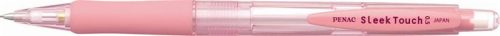 PENAC Nyomósirón, 0,5 mm, rózsaszín tolltest, PENAC "SleekTouch"
