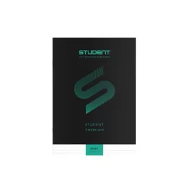   ICO Füzet, tűzött, A4, vonalas, 32 lap, ICO "Student Premium", "81-32", fekete