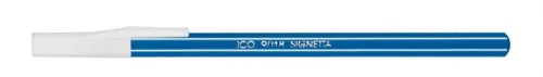 ICO Golyóstoll, 0,7 mm, kupakos, ICO "Signetta", kék