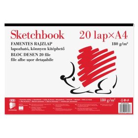 ICO Skiccfüzet, A4, 190 g, ICO "Süni"