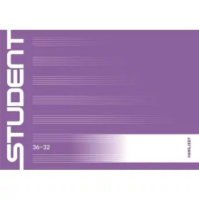   ICO Füzet, tűzött, A5, fekvő, hangjegy, 32 lap, ICO "Student", "36-32"