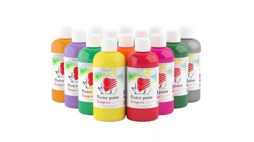 ICO Tempera, 500 ml, ICO "Süni", fekete